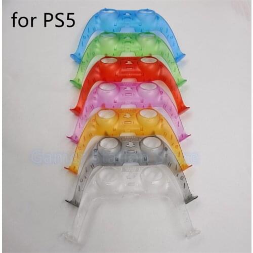 7 color Transparent Decorative Strip For PS5 Joystick Handle PC Decoration Strip For P5 Gamepad Controle Decorative Shell Cover