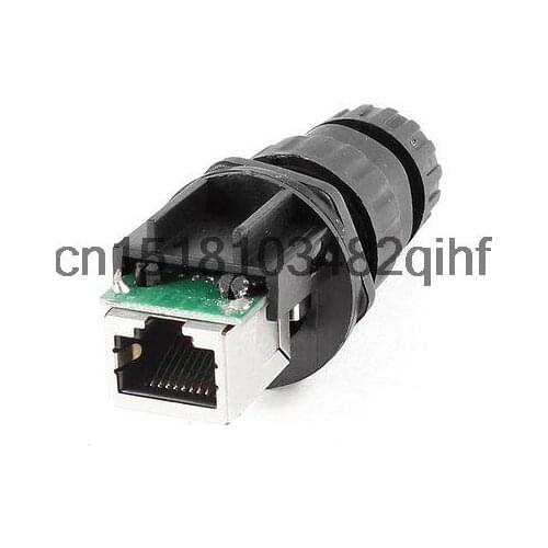 RJ45 Panel Mount IP67 Waterproof Connector M19 Connect Adapter