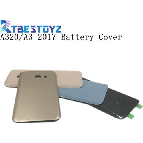 RTBESTOYZ For Samsung Galaxy A3 2017 Battery Door Housing Cover Case For Samsung A3 A320 Battery Cover Shell Replacement Parts