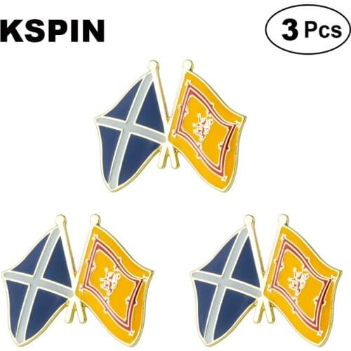 Scotland Blue & Scotland Lion Lapel Pin Brooches Pins Flag badge Brooch Badges