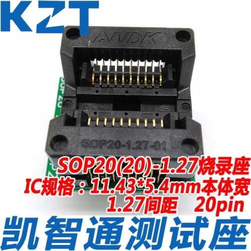 Sop20 to Dip20 Burning Base Test Base Ots20-1.27-01 Programming Base with PCB Burning Base