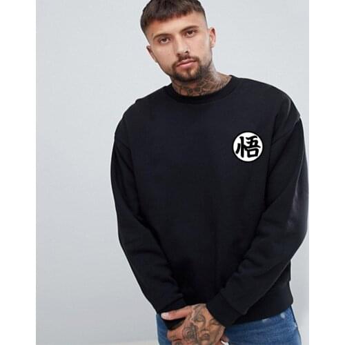 Long Sleeve Harajuku Sweatshirts Men 2021New Fashion Hoodie Mens Casual O-Neck Print WU Fleece Sweatshirt Men Spring Autumn Tops