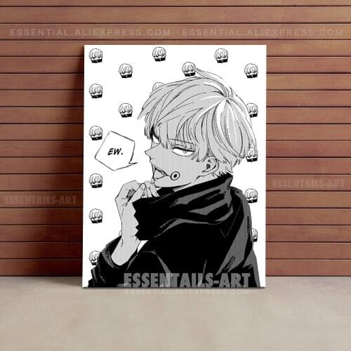 Toge Inumaki Jujutsu Kaisen Anime Decoration Prints Canvas Wall Art Painting Poster Home Decor Bedroom Living Room Pictures