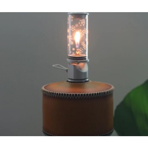 Camping Hiking Gas Lantern Christmas snow light Outdoor Camping Lamp Ultralight Portable Gas Lamp Tent Night Lights2