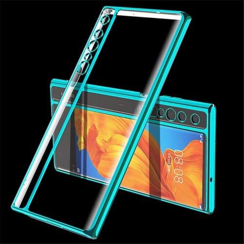 Ultra-thin TPU Electroplating Phone Cover for Huawei Mate XS Shockproof All-inclusive Protective Case Shell