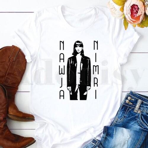 Zu Le Ma Za TV Series Vis A Vis Short Sleeve Female Tops Tees Harajuku VintageT Shirts Womens T-shirt