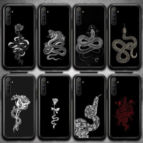 Snake black Phone Case For OPPO Realme 6 Pro C3 5 Pro C2 RENO2-Z A11X XT