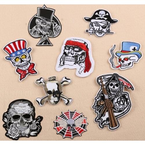 1pcs Mix fashion Patch for Clothing Iron on Embroidered Sew Applique Cute Patch Fabric Badge Garment DIY Apparel Accessories-31