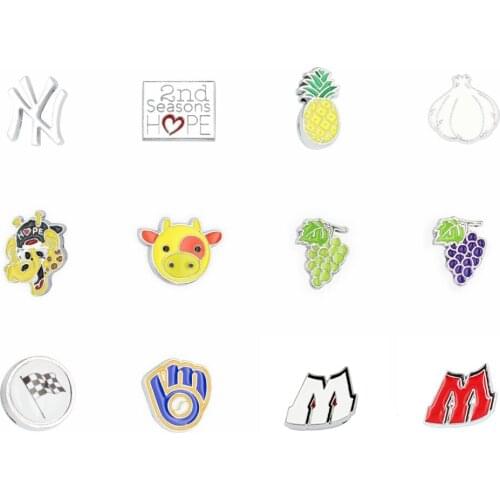 10pcs/lot Onion Grape Internal Dia 8mm Slide Charm DIY Accessories Fit 8mm Wide Belt Pet Collar