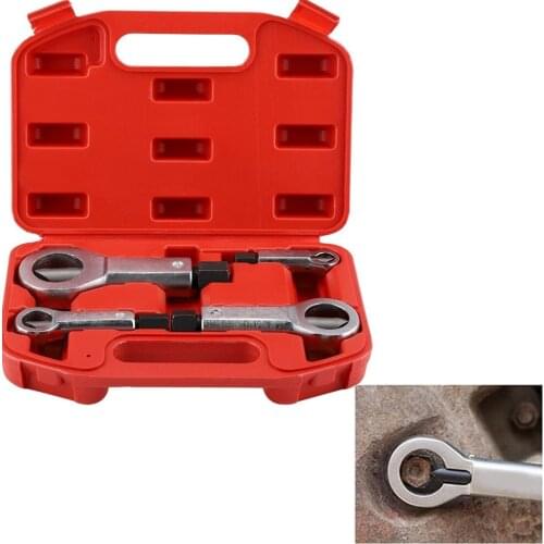 4 PCS Pumauto Steel Heavy Duty Nut Splitter Set Bolt Buster Breaker Tool Broken Damaged Screw Nut Removal Splitting Kits