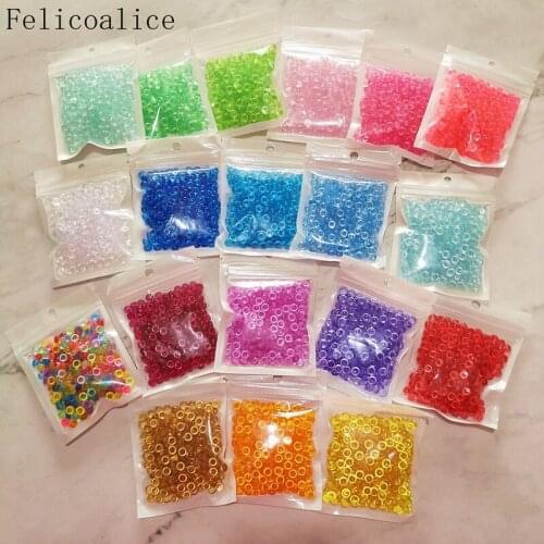 40g 7mm Plastic Loose Flat Back Cabochon Beads For DIY Jewelry Making Acrylic Beads