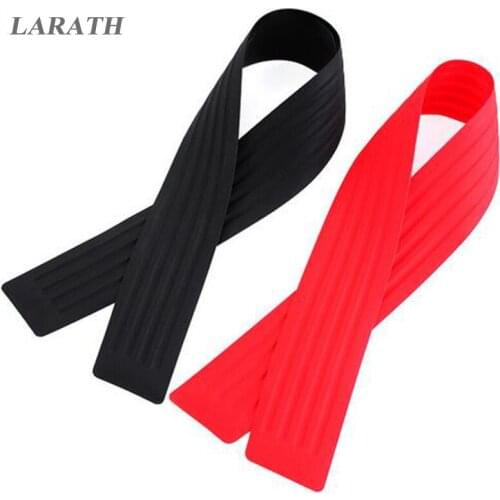 Car Styling For Ford Focus 2 3 Fiesta Mondeo Ecosport Explorer Rubber Rear Guard Bumper Protector Trim cover Accessories