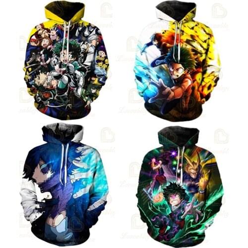 My Hero Academia Season 4 MY HERO ONES JUSTICE Cosplay Kids 3D Hooded Mens and Womens Sweatshirt Trend Hoodies