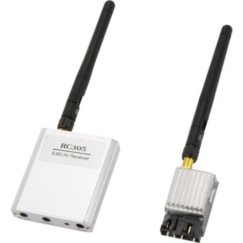 5.8G 200mW 2KM 2000M FPV Video Audio 8 Channels AV Transmitter TX 5.8GHz RX Receiver Set for FPV Wireless RC Aircraft Car Model