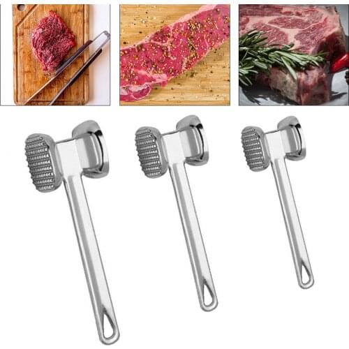 Chefs Meat Tenderizer. Hammer / Mallet / Mallet Tool for Softening Steaks, Beef And Poultry. Solid Metal Construction Co