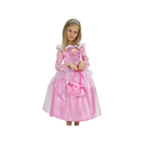 Cheap girls costumes performance wear birthday gift pink dress princess dress costume pretty evening costume fairy tail cosplay