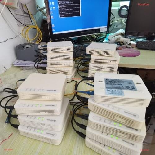 50/100pcs big Lot EchoLife HG8110 FE EPON 100MbsTerminal ONU ont FTTH fiber optic modem Secondhand English ONT = HG8010 +1TEL