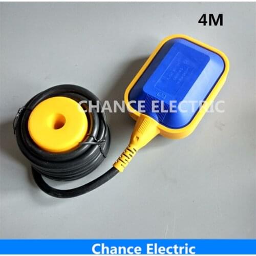 Float Switch Water Level Control Tank Sensor 4m PVC CX-M15-2 Cable Ball Type Float Switch For Industry Pump