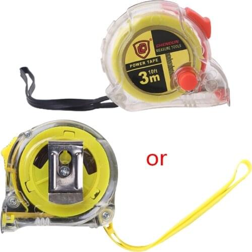 H7JB Portable 10ft Measuring Tape Measure Drop-proof Metric Inch Blade Measuring Tape High Precision Metal 10ft specification