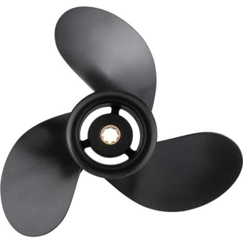Hot Marine Propeller 48-828156A12 Upgraded Aluminum Outboard Propeller 6/8/9.9/10/15HP for Mercury Outboard Engine