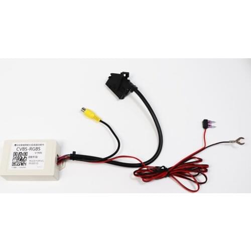 RNS510 RGB to CVBS AV Adapter car parking backup Rear View Camera Adapter RVC RCA Converter RCD 510 RNS 315 Decoder fit VW Skoda