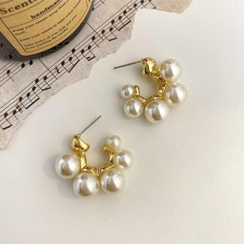 Baroque Style Earrings Fashion Temperament Simple Geometric Shape Pendant Earrings Women Fashion Valentines Day Gifts