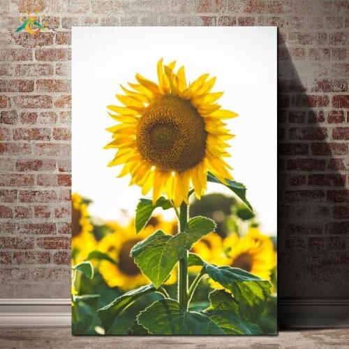 Sunflower Nordic Poster Modern Wall Art Canvas Poster and Print Canvas Painting Decorative Wall Poster Nordic Decoration Home