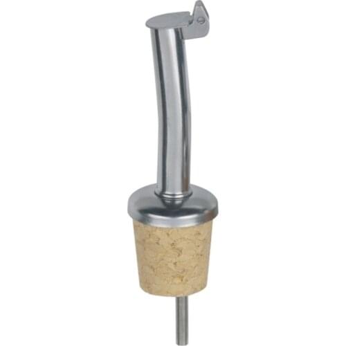 WOWSHINE 50pcs/lot wine pourer oil pourer food grade cork pourers stainless steel 304 bottle pourer with silver cap