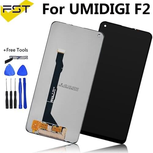 6.53''Black For UMI UMIDIGI F2 LCD Display and Touch Screen Digitizer Assembly Repair Parts+Tools For UMI F2