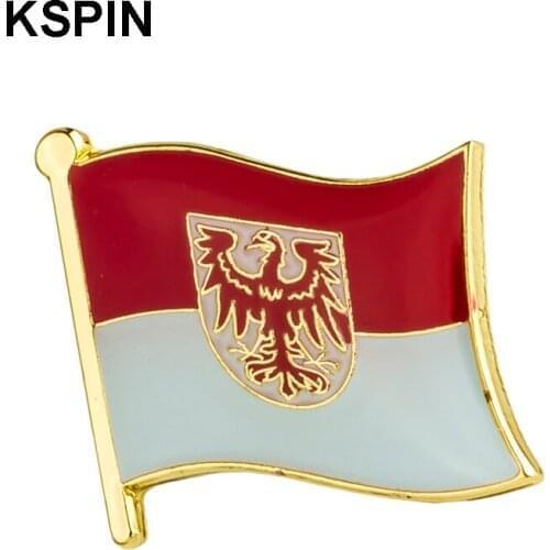 Brandenburg Flag Badge Country Flag Badges Lapel Pin Brooch Brooch Icons XY0175