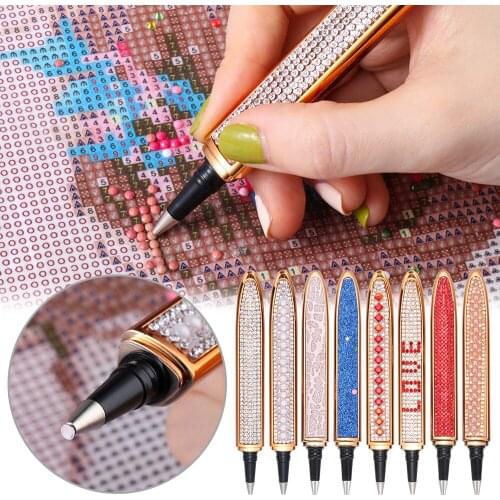 1Pc Diamond Painting Pen Glitter Diamond Point Drill Pens Sparkle Diamond Painting DIY Craft Cross Stitch Embroidery Accessories
