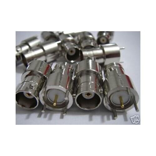 100pcs Soldered Radial RF BNC Probe Panel Connector