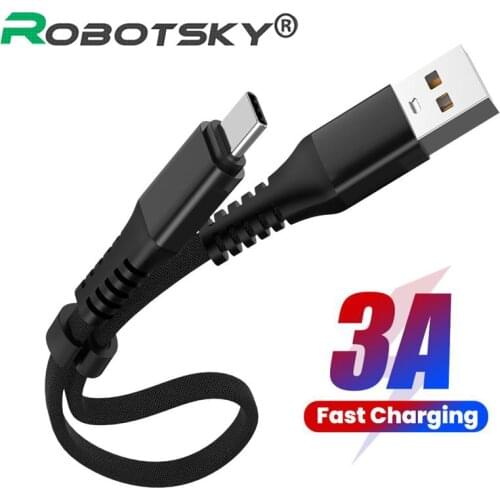 3A USB Type C Cable Micro USB Fast Charging Mobile Phone Android Charger Type-C Data Cord For Samsung S20 Huawei P40 Xiaomi