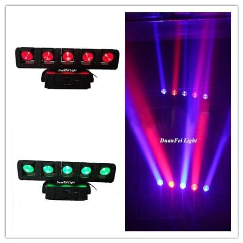 4pcs+Roadcase) 5x12W rgbw moving head led bar dmx light pixel bar beam moving head