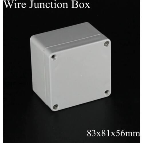83x81x56mm ABS IP65 Waterproof Plastic Wire Junction Box Distribution Enclosure Project Case Electronic Terminal Instrument