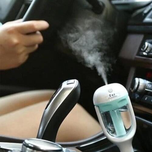 Car Humidifier Sprayer Mini Cigarette Lighter Type Bar Supplies Aroma Oxygen Supermarket Air Car Mute Car Humidifie Diffuse P5Y0
