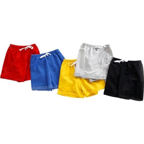 Childrens Shorts Cotton Summer Kids Shorts For Boys Girls 2 3 4 5 6 7 8 9 10Y Child Beach Shorts Boy Girl Summer Clothes