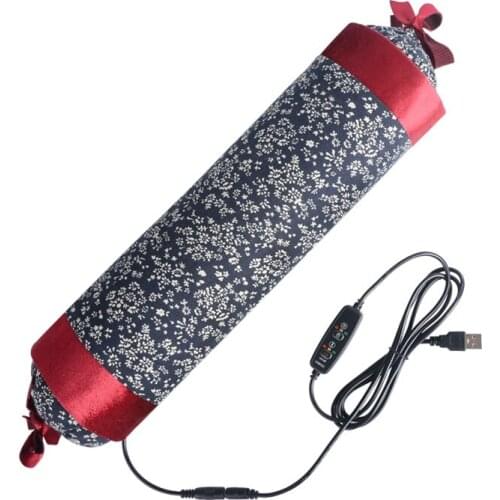 Electric thermal moxibustion neck pillow neck and shoulder massage pillow pain relief massage home health pillow