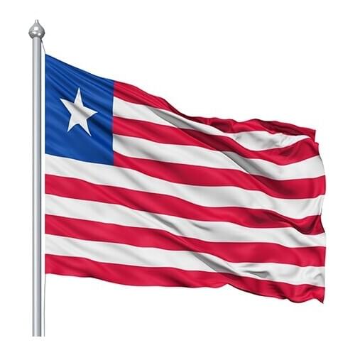 Liberia Flag 120 x 180 cm 100D Polyester Large Big Liberian Flags And Banners