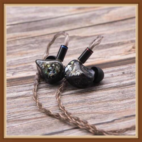 BGVP DH3 1DD + 2BA Hybrid Triple Driver In-Ear Hifi Muic DJ Monitors with Detachable MMCX Cable Audiophile Musician Earphone