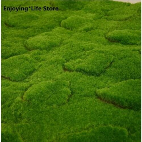 Artificial Green Lawn Wall Moss Indoor Landscape Turf Scene Landscaping Micro Landscape Fake Lawn