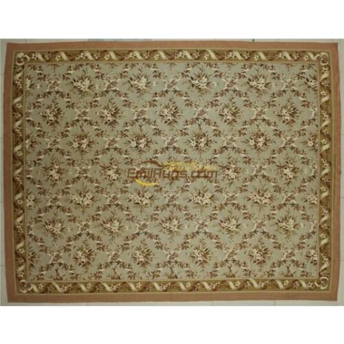 Wool aubusson rugs Handmade French Chic Renaissance