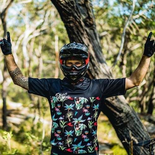 2021 mtb bicycle jersey short sleeve summer jersey Mens cycling shirt DH BMX MX Cycling Downhill jersey