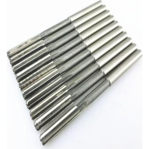 77JF Reamer Set 10Pcs HSS H7 Machine Cutter Straight Chucking Milling Reamer Kit 3mm 4mm 5mm 6mm 7mm 8mm 9mm 10mm 11mm 12mm