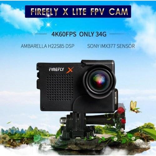 New Firefly X Lite 4K Camera 60fps Wireless FPV Sport Cam For FPV Drones Sports Camera For Racing Drones