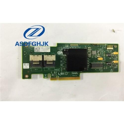 Original for DELL LSI SAS 9210-8I HBA 6GB / S DUAL PORT HOST BUS ADAPTER cn-0W8J8X W8J8X 0W8J8X 100 test ok