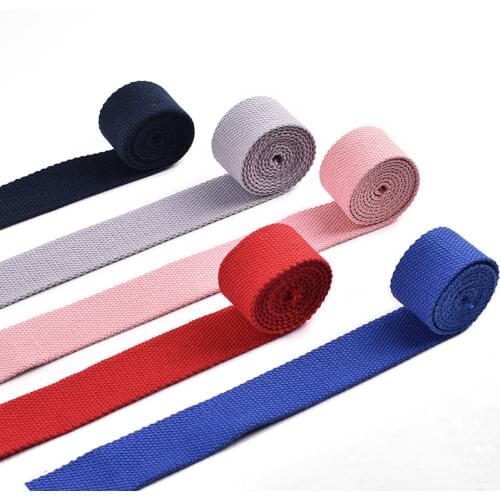 Woven Thickened Schoolbag Flat Diy Rope Canvas Backpack Rope Webbing Package Truck Bundled With Cloth Belt Strip Flat Belt Strap