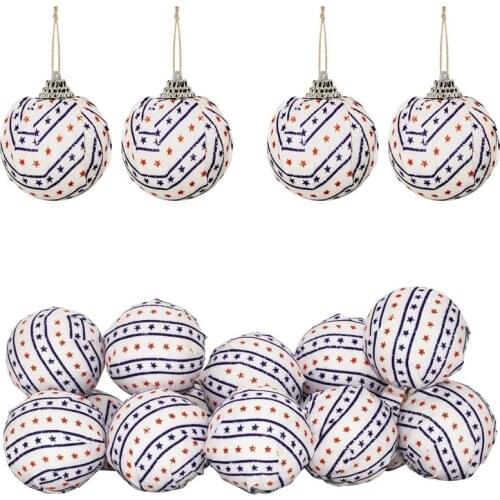 Independence Day Hanging Ball-4Th of July Patriotic Ball Ornaments Party DeCor for Holiday Christmas Tree Decorations