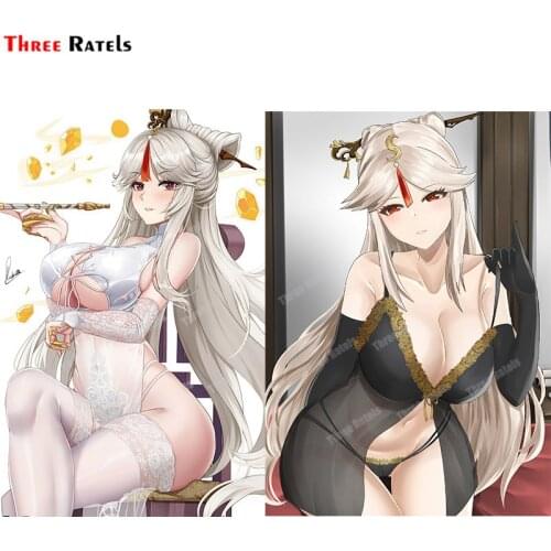 Three Ratels A360 Ningguang Genshin Impact Sticker For Passat B8 Car Windshield Decals Waterproof Protected Vinyl Materal