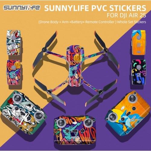 PVC Stickers Protective Film Scratch-proof Decals Skin For DJI Air 2S Drone Accessories